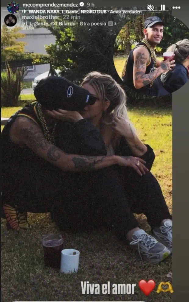 Así fue la fiesta íntima que organizó L- Gante junto a Wanda Nara por sus 25 años. 