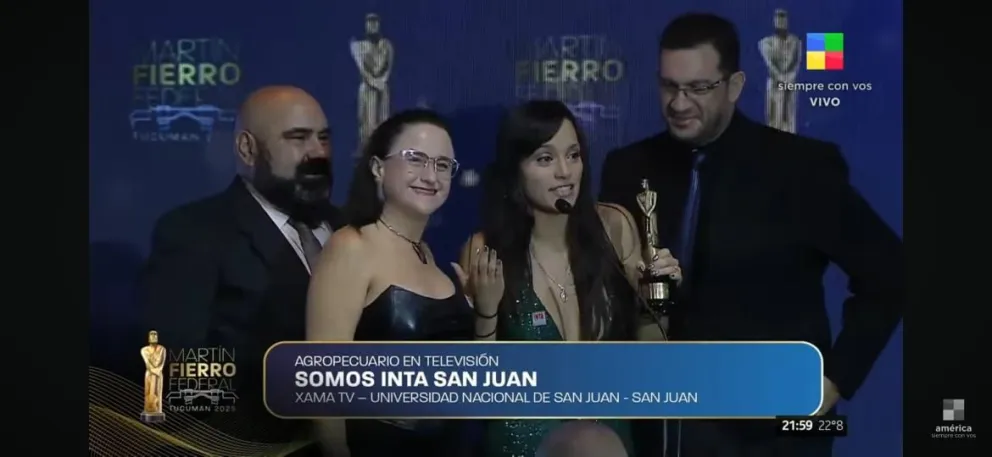 Orgullo sanjuanino: el programa “Somos INTA San Juan”, ganó el Martín Fierro Federal 2025