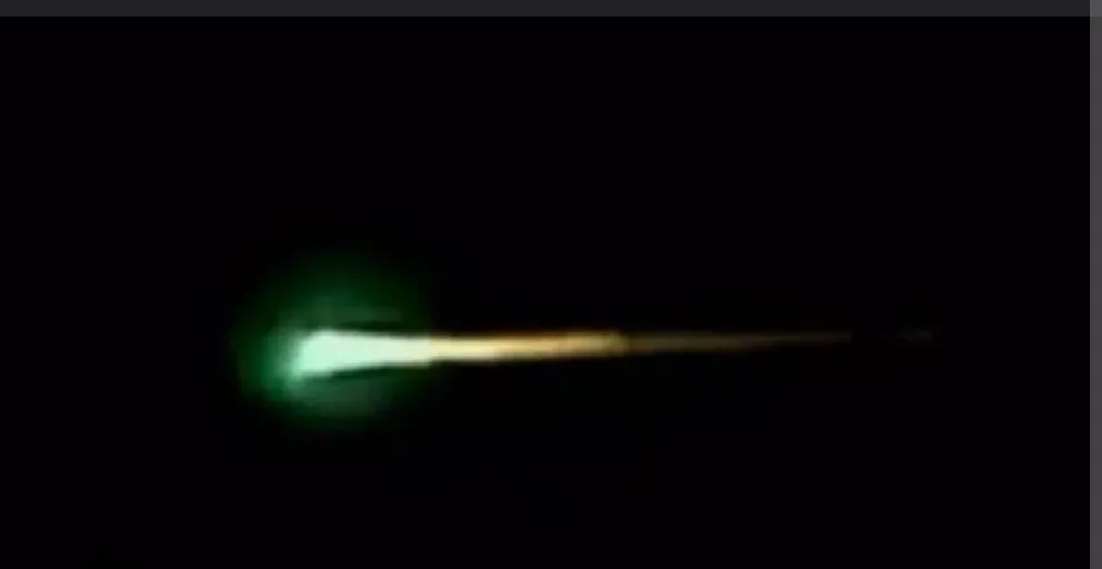 Foto del fenómeno visto en San Juan.