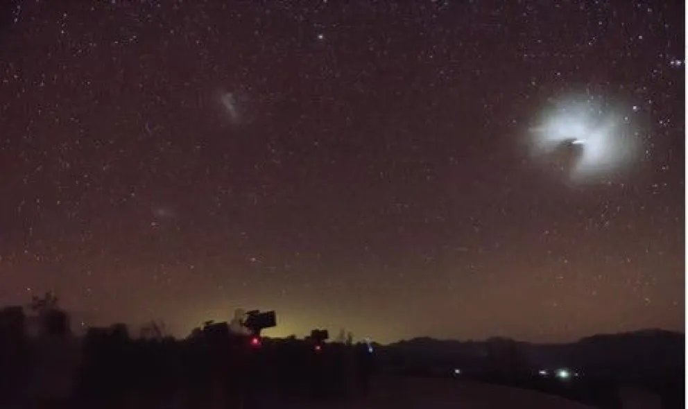 Las misteriosas luces que iluminaron el cielo sanjuanino: ¿de qué se trató?