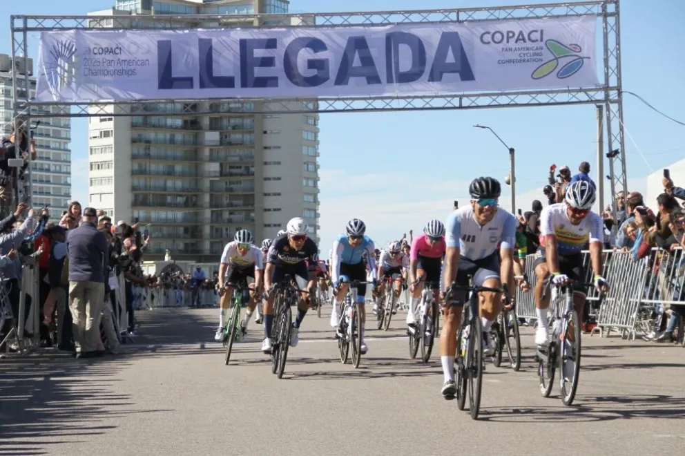 El sanjuanino, Leonardo Cobarrubia brilló en el Panamericano de Ruta y quedó en el top 5
