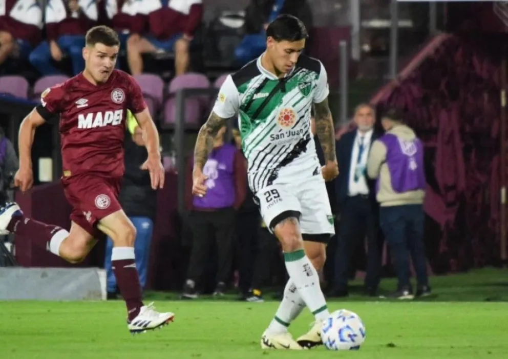 Tropezón reciente. San Martín cayó 1-0 de visitante ante Lanús, la fecha pasada.