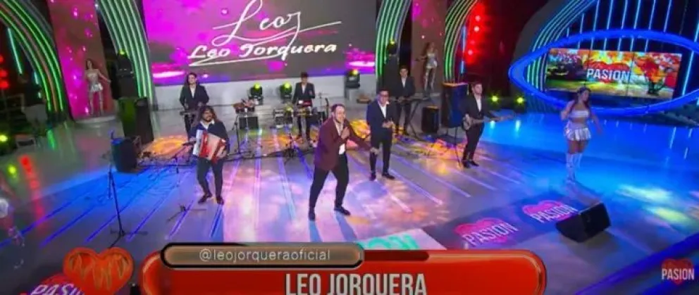El sanjuanino, Leo Jorquera, debutó en el programa tropical de América TV