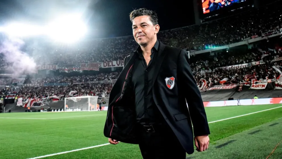 Marcelo Gallardo describió la victoria de River ante Barcelona de Ecuador como un "Triunfazo"
. 