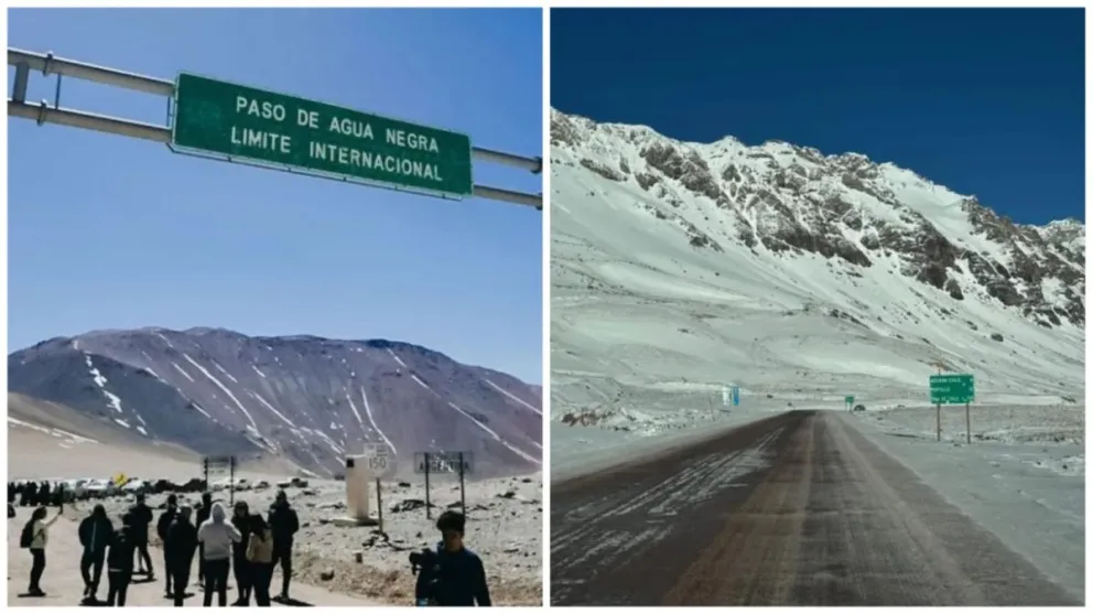 Paso de Agua Negra y Los Libertadores, cerrados. 
