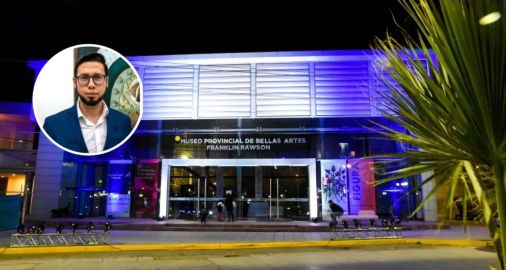Emanuel Díaz, director del Museo Franklin Rawson: “A veces la gestión cultural es pensada como el lugar por donde siempre se corta el hilo”. 