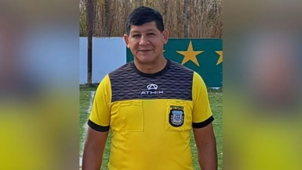 Benito Casibar, el árbitro expulsado el año pasado de la Liga Sanjuanina de Fútbol.