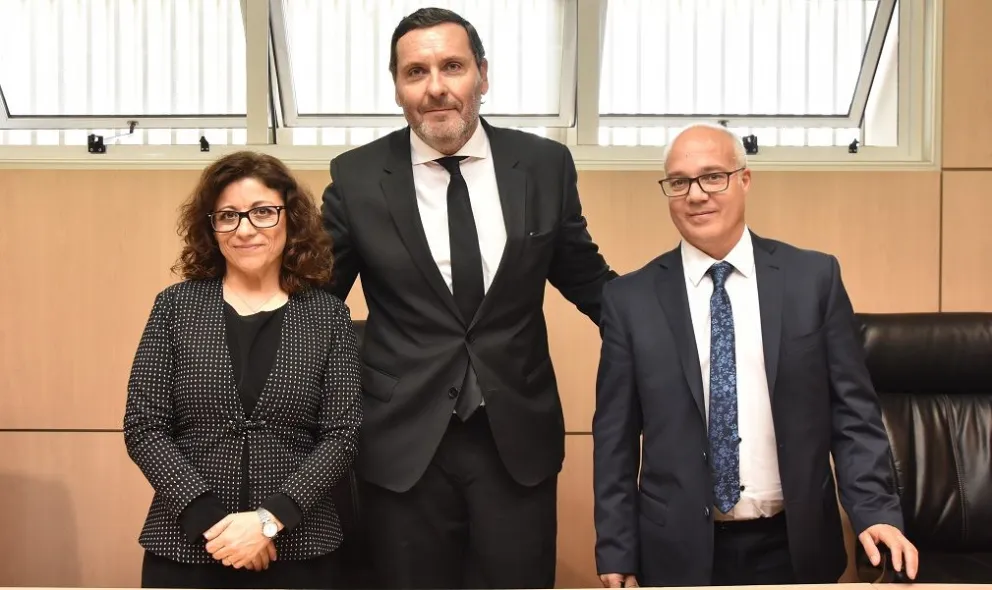 Los jueces Eliana Rattá, Hugo Echegaray y Daniel Doffo integraban el tribunal para el último juicio de lesa humanidad. Echegaray aceptó apartarse. 