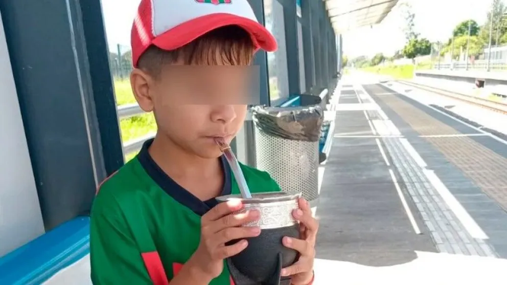 Grave estado. Thiago, el niño de 7 años baleado.
