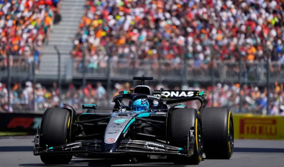 George Russell dominó de punta a punta en el GP de Canadá.