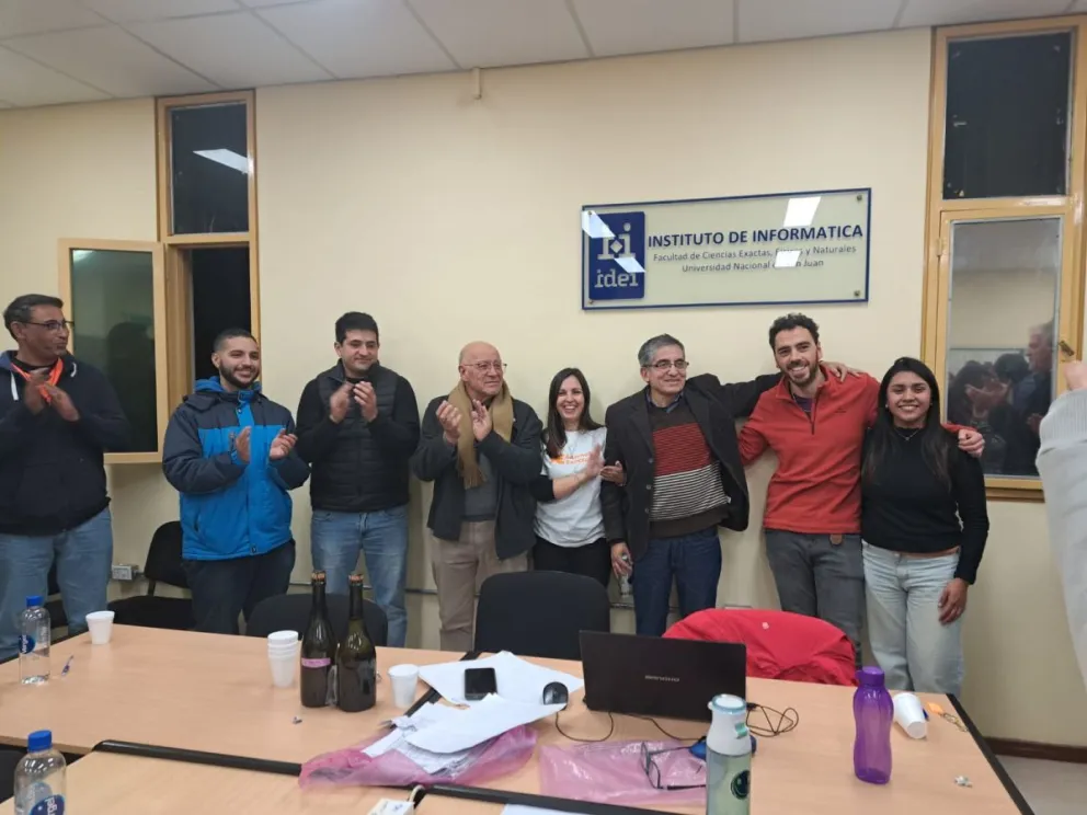 Tadeo Berenguer acompañó a Castro en los festejos. 