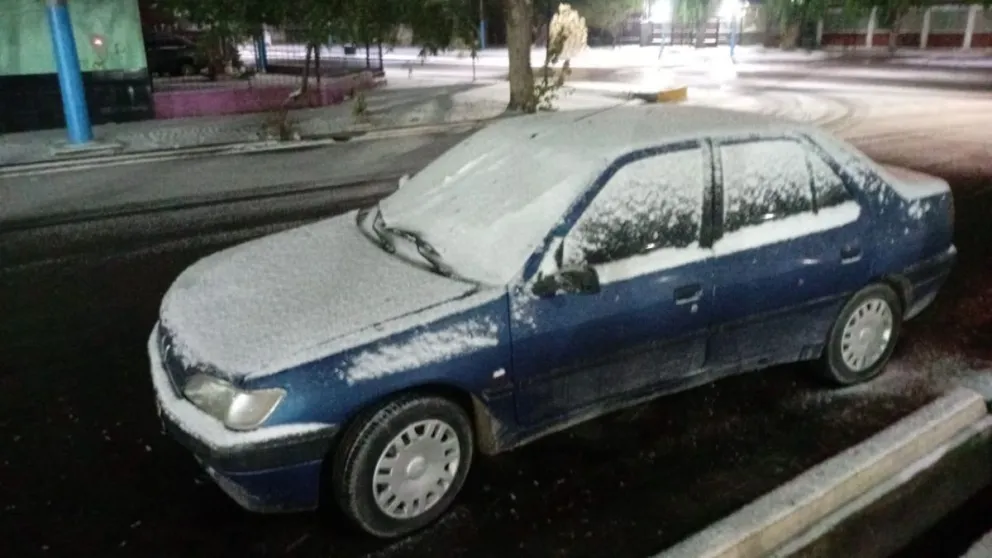 Jáchal: sin clases, rutas congeladas y nieve otra vez. 