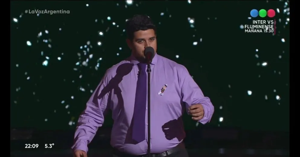 Desde Caucete al escenario nacional: un sanjuanino brilló en La Voz. 