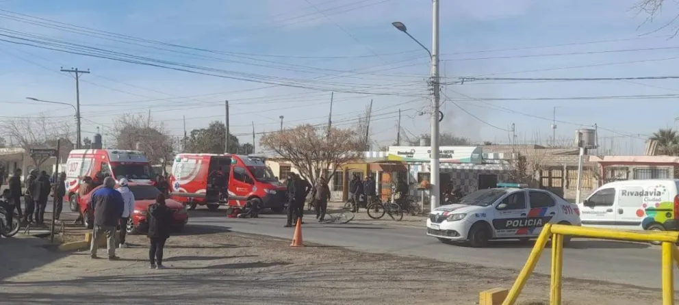 El lugar donde se produjo el siniestro vial - Foto gentileza “La diecinueve Rivadavia”