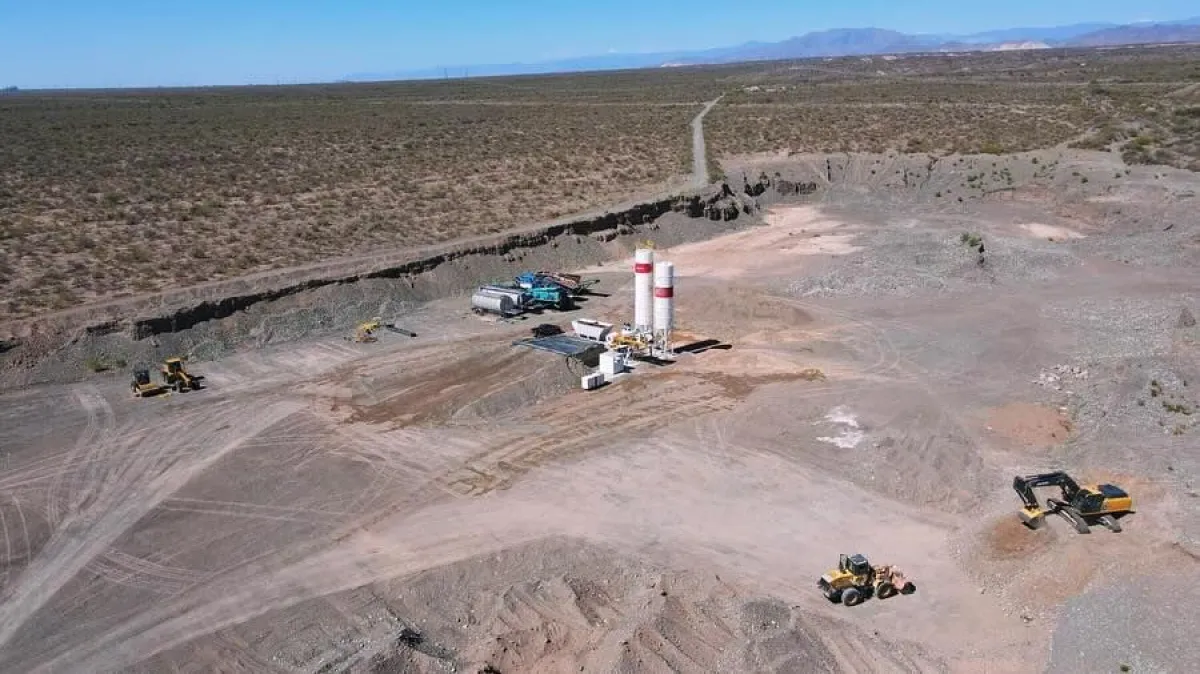 Obra vial de la Ruta 40 Sur en San Juan