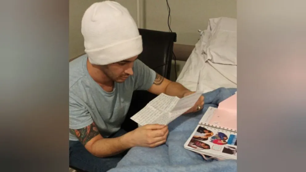 Presente. La foto publicada hoy por la madre de Elías en sus redes sociales. 