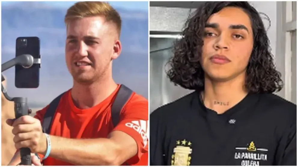 Influencers sanjuaninos. Juanchy Femenía (a la izquierda) y Haru.