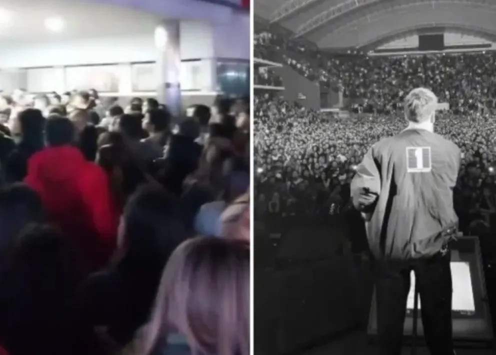 Desbordado. El Aldo Cantoni tuvo la noche del recital de Q'Lokura cerca de 8.000 espectadores.