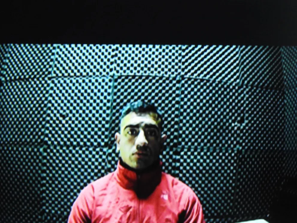 Ricardo Rodríguez, el policía que acribilló a balazos al camionero riojano Federico Orihuela el 9 de febrero de 2024 en Valle Fértil. Fotos 0264Noticias.