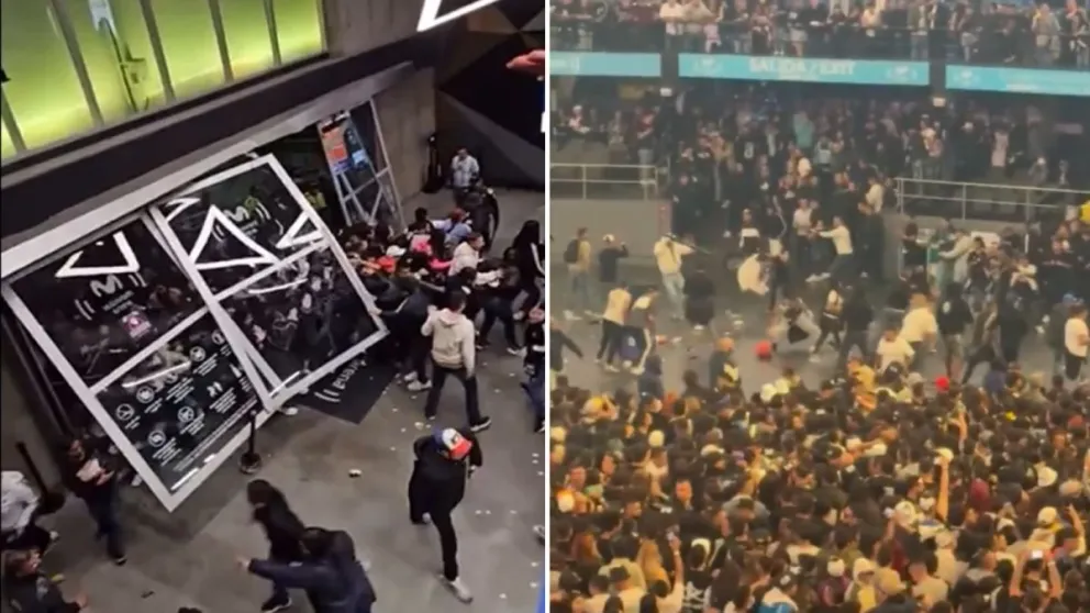 Batalla campal en un recital de Damas Gratis en Colombia: un muerto y graves enfrentamientos entre los fanáticos. 