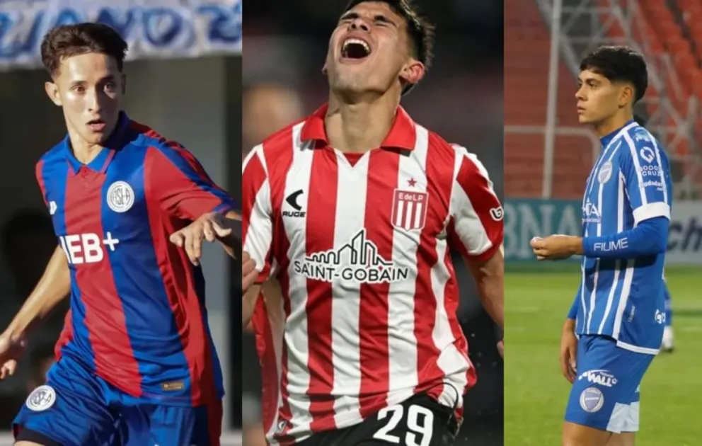 De izquierda a derecha: Agustín Ladstatter, Fabricio Pérez y Mateo Mendoza.