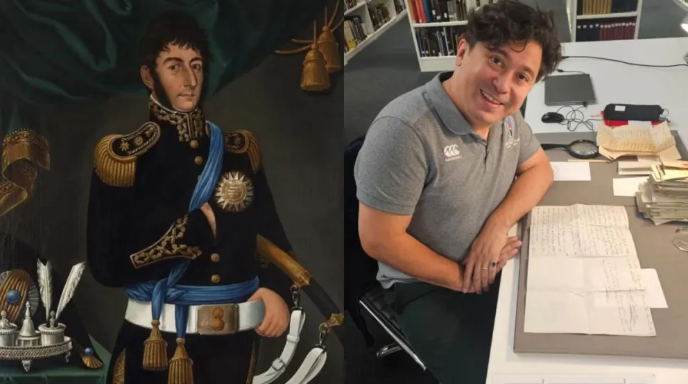 El argentino que halló cartas inéditas de San Martín contó su vínculo con el prócer y cómo fue el hallazgo.