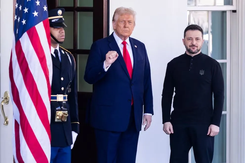 Con posiciones antagónicas frente a Putin, Trump recibe a Zelensky en la Casa Blanca para negociar la paz en Ucrania. 