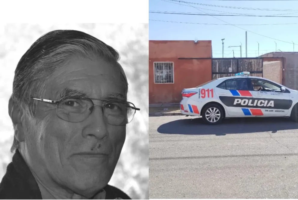 Protagonistas. Mario Alday, el jubilado de 78 años asesinado, en la casa que alquilaba en la Villa del Carril, en Capital.