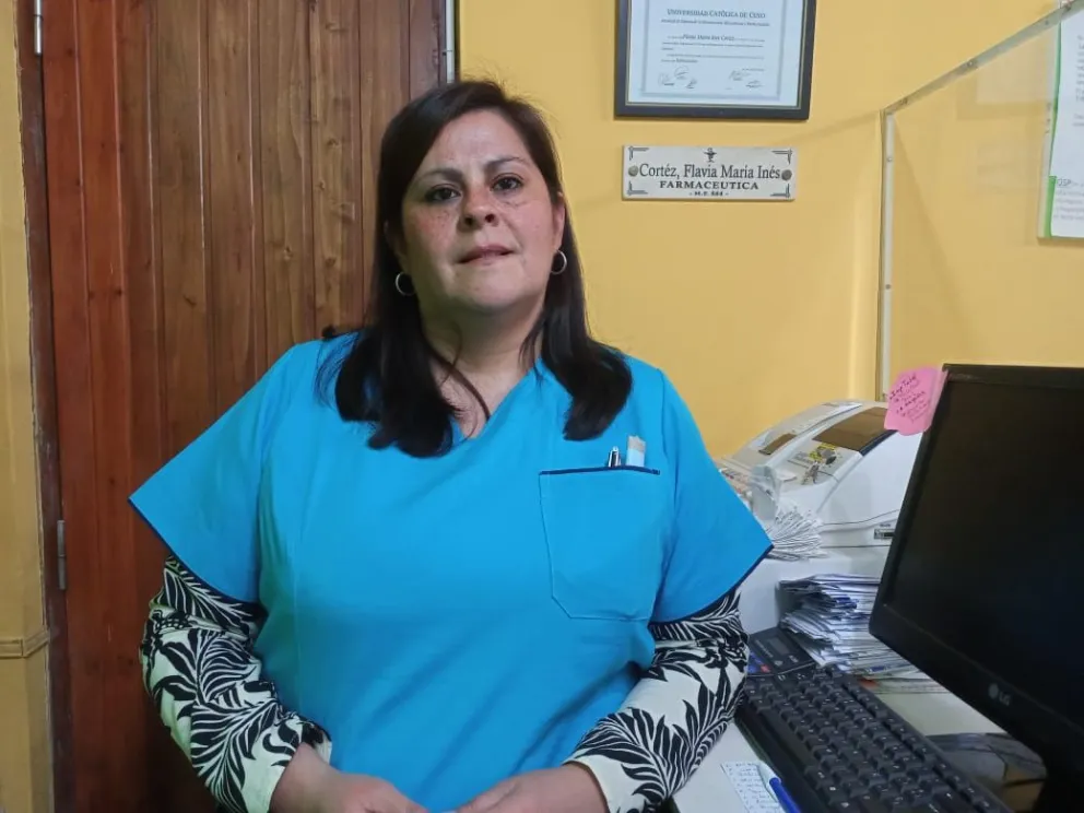Flavia María Inés Cortez, la única farmacéutica de su querido Ullum.