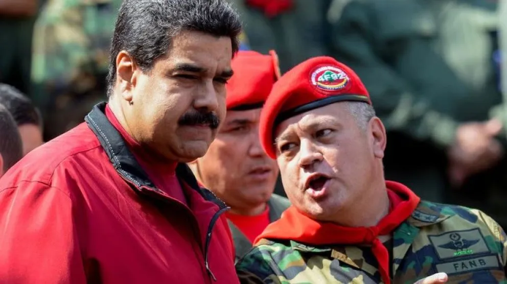 Al mando. Nicolás Maduro y Diosdado Cabello están acusados de liderar el Cártel de los Soles.