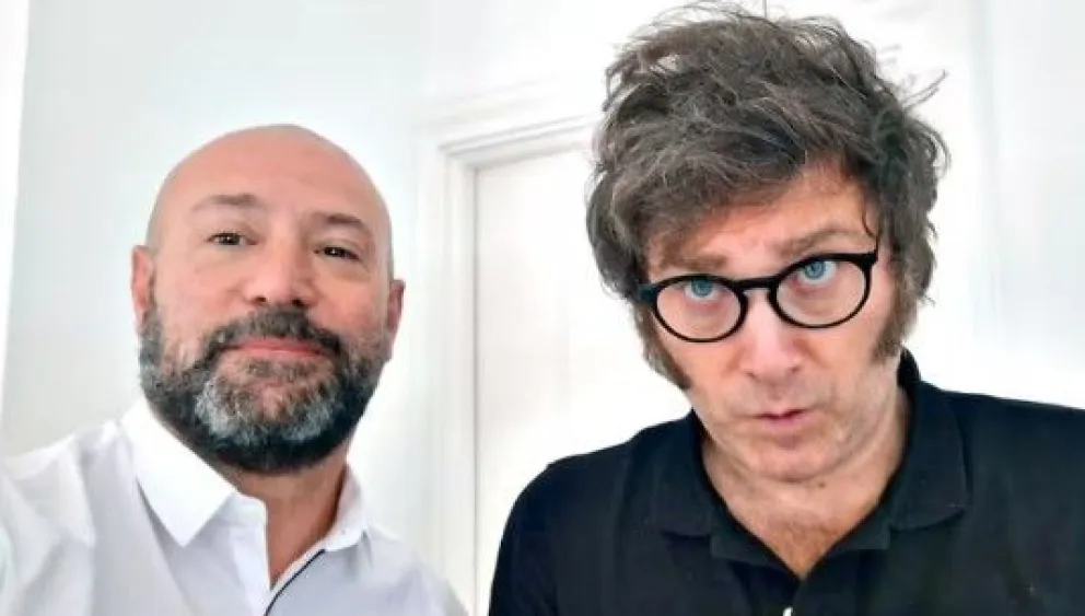 Pasado. Javier Milei y Diego Spagnuolo.