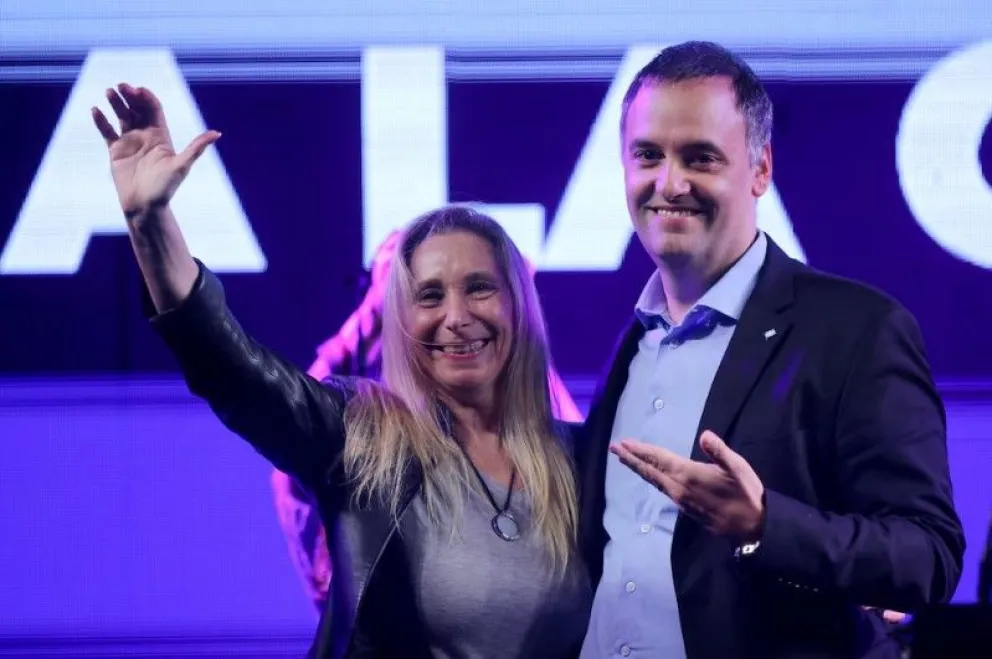 Karina Milei y Manuel Adorni.