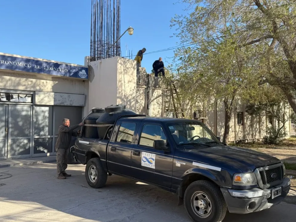 Así se habrían intentado llegar los tanques de agua de las oficias de ACIIM.  