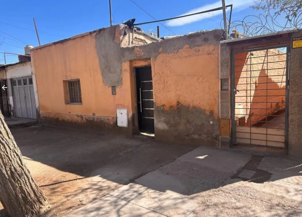 Horror. El lugar donde se produjo el octavo femicidio en lo que va del año en Mendoza.