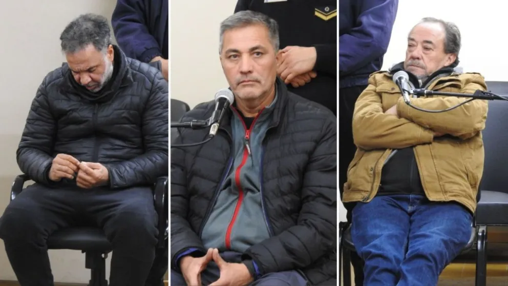 De izquierda a derecha: Francisco Fern&aacute;ndez, Miguel Ceferino Aciar y Roberto Vega.