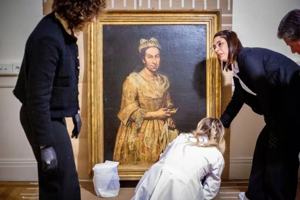 Trasladaron a Buenos Aires el cuadro robado por los nazis encontrado en Mar del Plata: está en custodia de la Corte Suprema. 