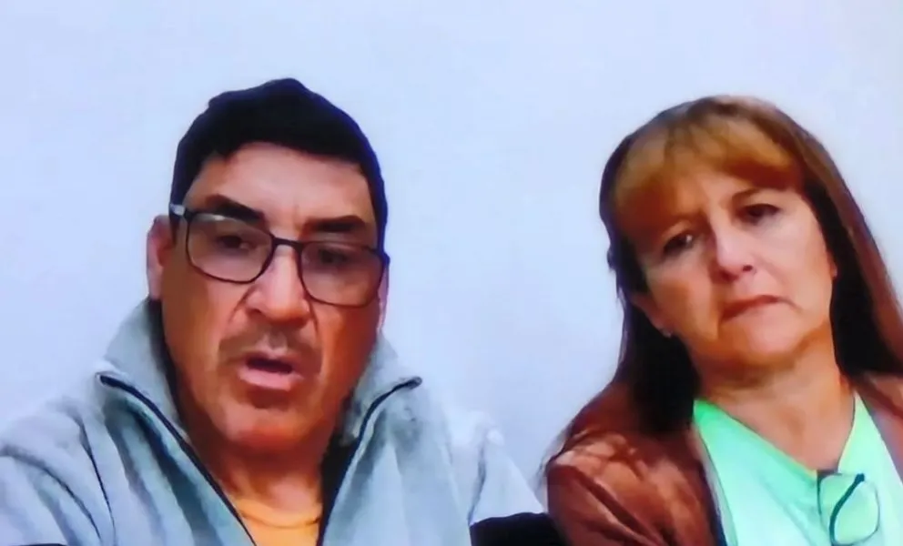 Dany Roberto Sarmiento y su esposa, Myriam Muñoz