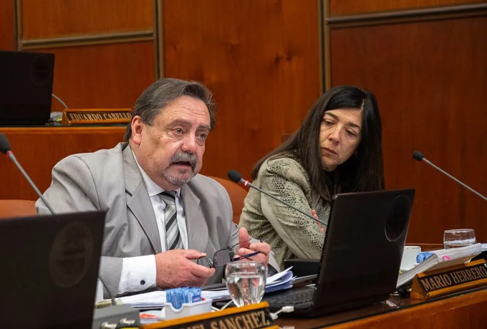 Planteo. Mario Herrero y Graciela Seva firmaron el proyecto de comunicación para un pedido de informes al Ejecutivo.