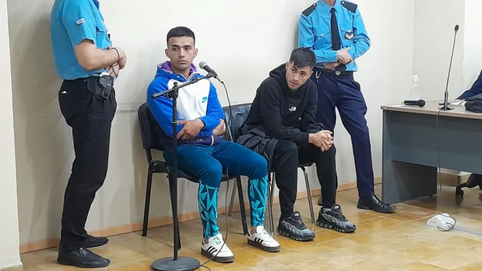 De izquierda a derecha: Asis Facundo y Agüero Agustín Nicolás. Fotos 0264Noticias. 