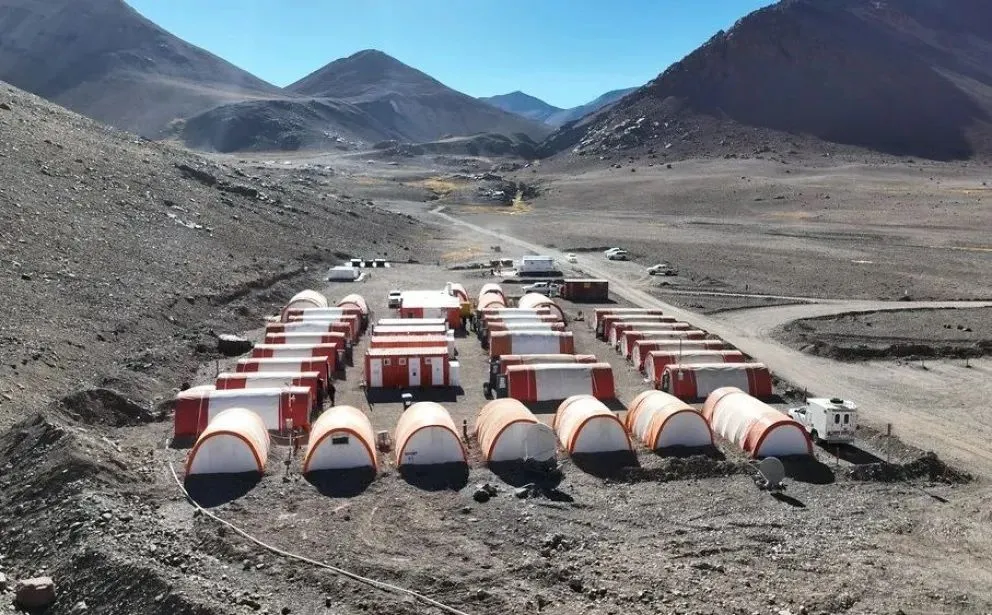 El proyecto de cobre se encuentra en Calingasta. 