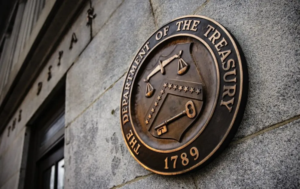 Tesoro de los Estados Unidos.