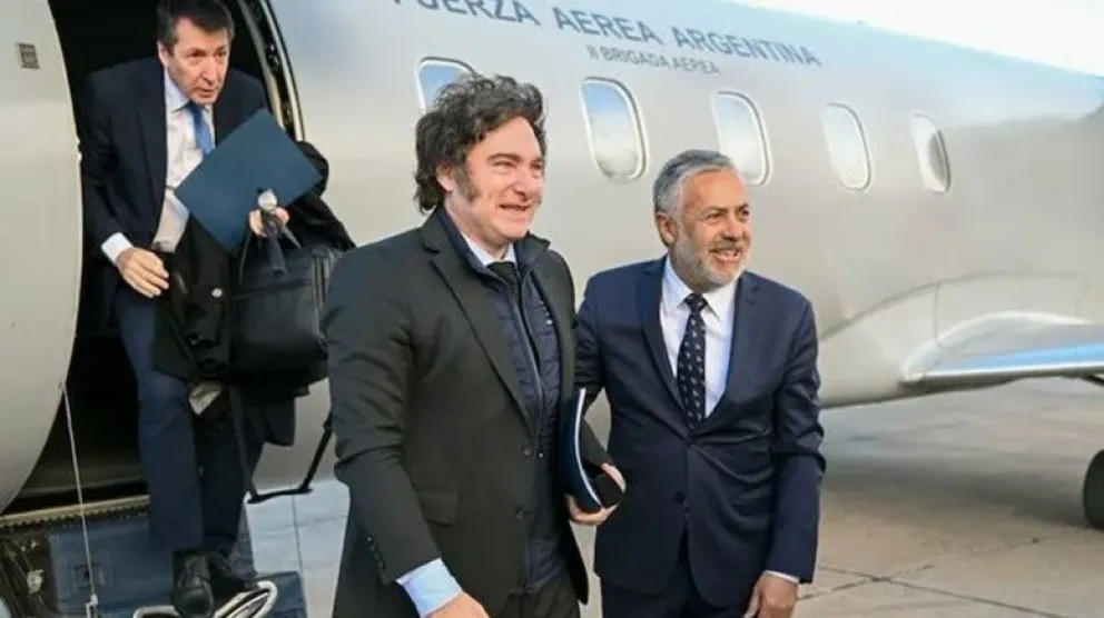 Javier Milei y Alfredo Cornejo.