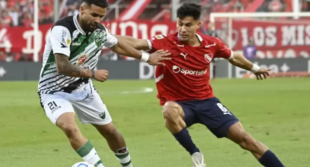 Imagen del último enfrentamiento entre San Martín de San Juan e Independiente.