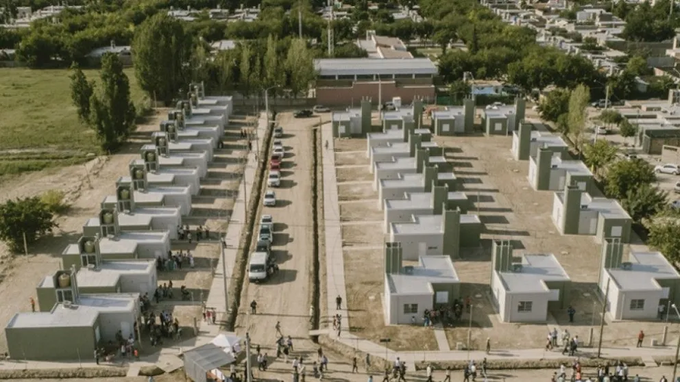 Barrio Valle del Sol, en Rawson.