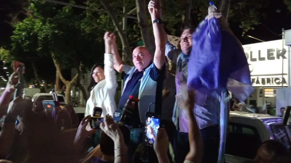 La Libertad Avanza festejó haber logrado una banca en Diputados. 