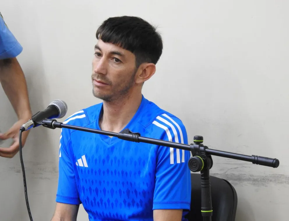 Iván Andrés Dávila Yafer, el barra de San Martín acusado de efectuar disparos contra integrantes de la facción rival. Fotos 0264Noticias.