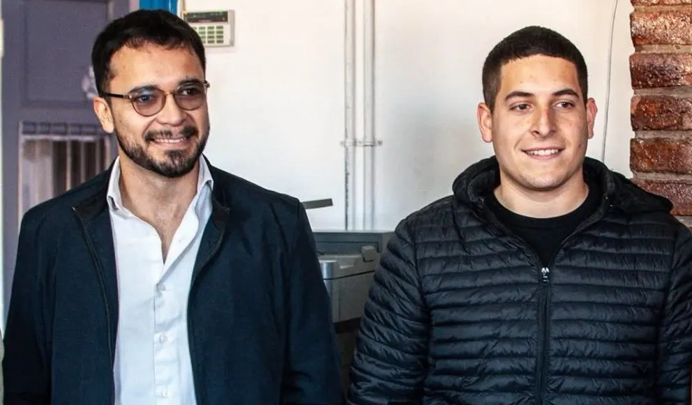 Protagonistas. Emanuel Castro y Ramiro Fernández son del bloque Cambia San Juan, oposición a la intendenta Romina Rosas.