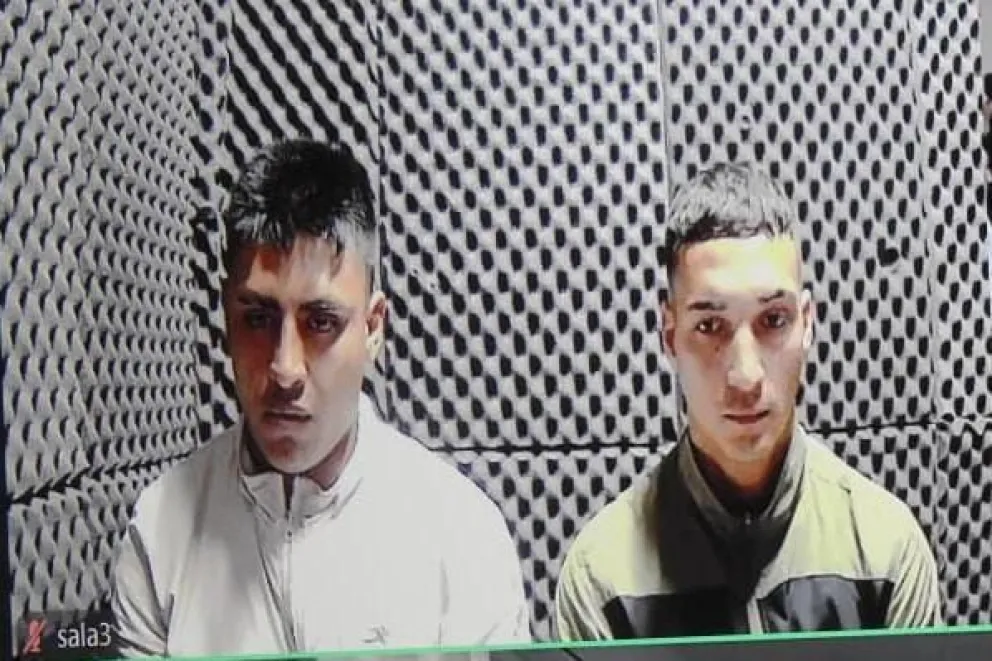 De izquierda a derecha: Bazán Iván y Orostizaga Gabriel Jesús. Foto 0264Noticias.