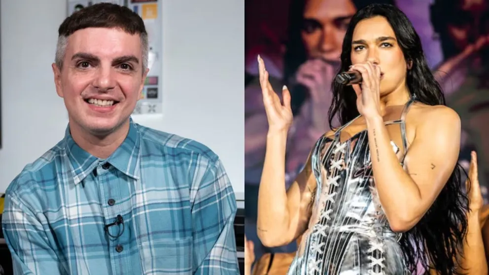 La reacción de Ale Sergi luego de que Dua Lipa cantara “Tu misterioso alguien” en la Argentina. 