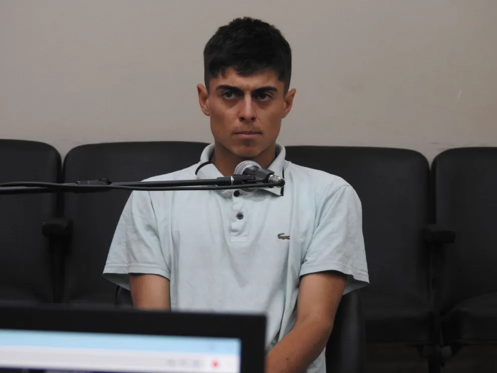 Samuel Pablo Aguirre, el imputado (Fotos: 0264Noticias)